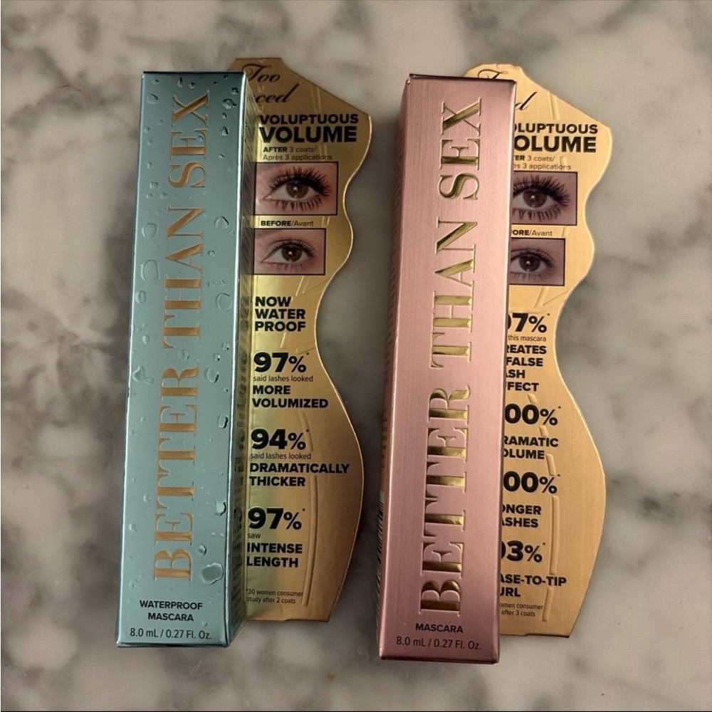 Too Faced Better Than Sex mascaras